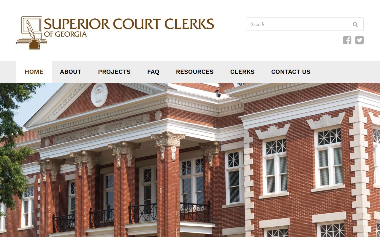 Georgia Superior Court Clerks cooperative for residents directory